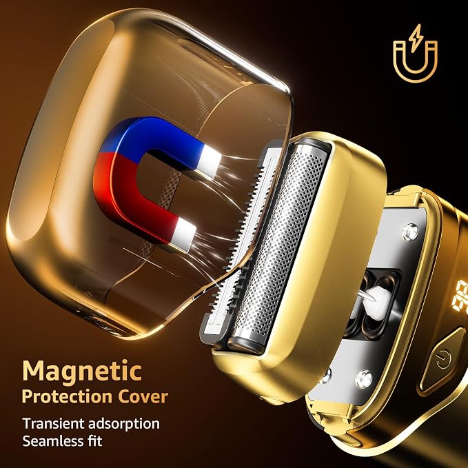 Electric Foil Shavers for Men, Mini Electric Razor, Compact Face Shaver - Image 4