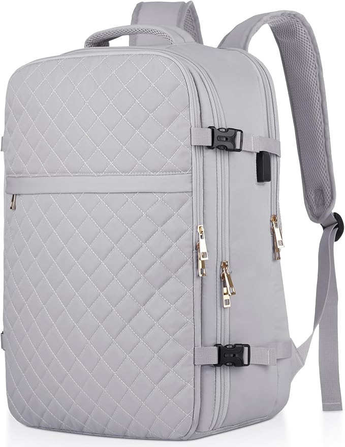 MOMUVO Large Travel Backpack Women, Flight Approved Carry On Backpack, Water by MOMUVOOFFICIAL