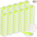 TrelaCo 100 Pairs Ear Plugs Bulk, NRR 29dB Reusable Silicone Ear Plugs by TrelaCo