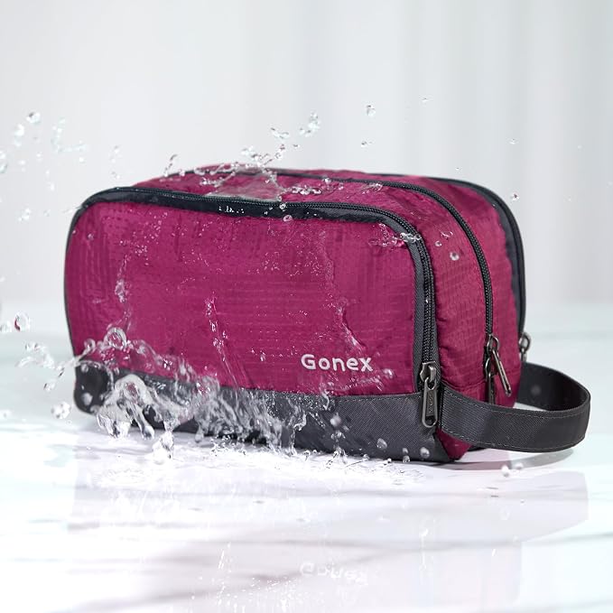 Gonex Travel Toiletry Bag Nylon, Cosmetic Makeup Bag - Image 5