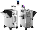 Zipperless Luggage, Polycarbonate Aluminum Hardshell, Expandable Carry-On by cycyCarry