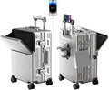 Zipperless Luggage, Polycarbonate Aluminum Hard Shell, Expandable Carry-On by cycyCarry