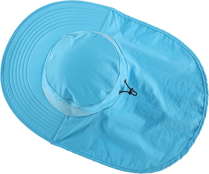 Home Prefer Outdoor UPF50+ Sun Hat Wide Brim Mesh Fishing Hat - Image 5