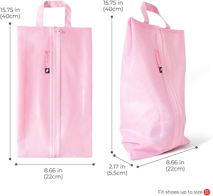 pack all Shoe Bag for Travel, Water-Resistant Shoe Pouch for Gym, - Image 5