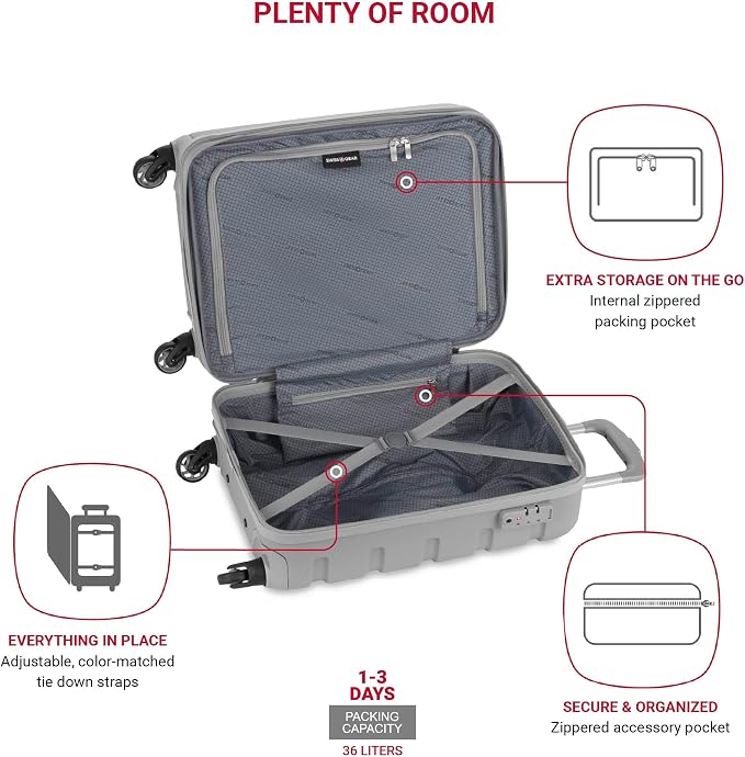 SwissGear 7366 Hardside Expandable Luggage - Image 5