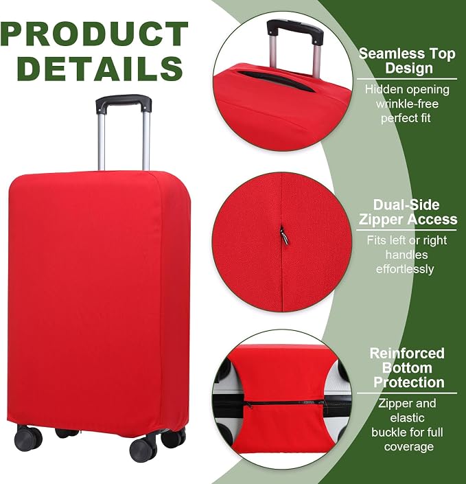 PATIKIL Luggage Cover, Suitcases Covers Elastic Carry on Cover Protector - Image 3