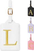 Personalized Initial Luggage Tags by izuzta