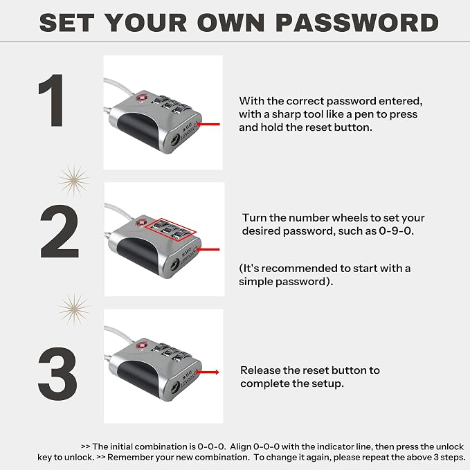 TSA Approved Luggage Locks - Image 5
