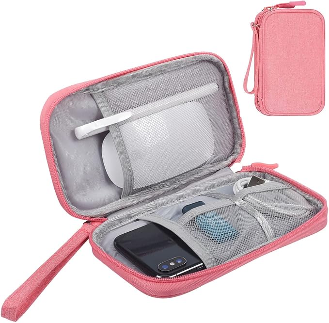Electronics Accessories Organizer Pouch Bag, Universal Travel Digital by Qinntono
