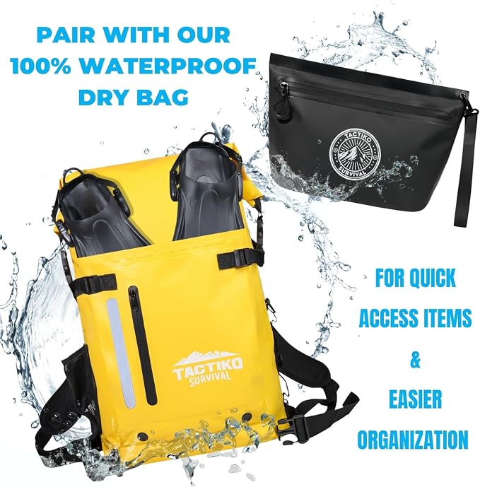 Tactiko Heavy-Duty Splash Water Resistant Zipper Pouches - 2L Hold-All - Image 9
