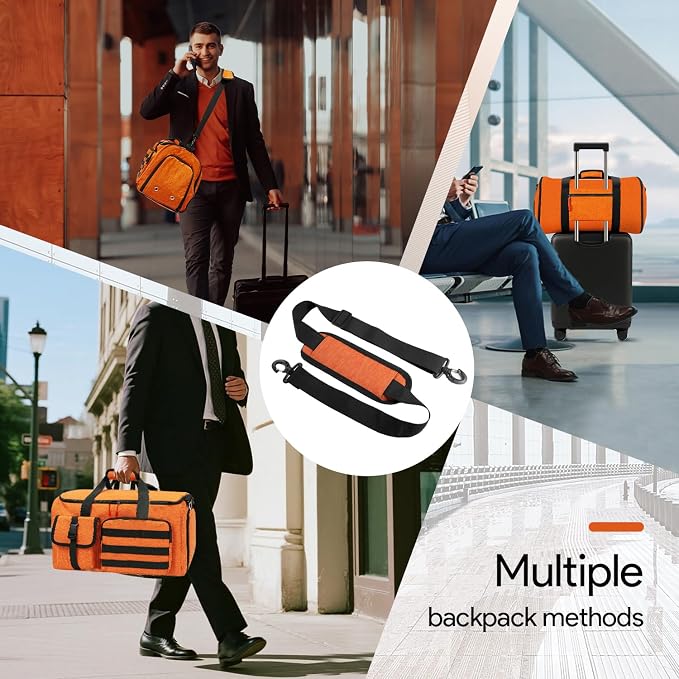 Garment Duffle Bags for Travel, HOMQUIET Convertible Garment Duffel Bag - Image 7