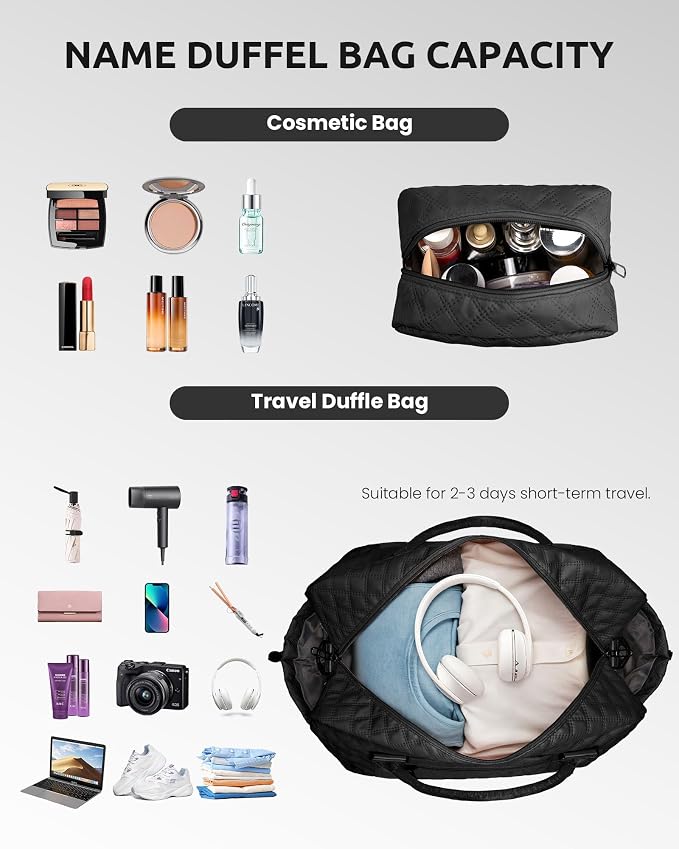 Bridesmaid Proposal Gifts-Initial Duffle Bag - Image 3