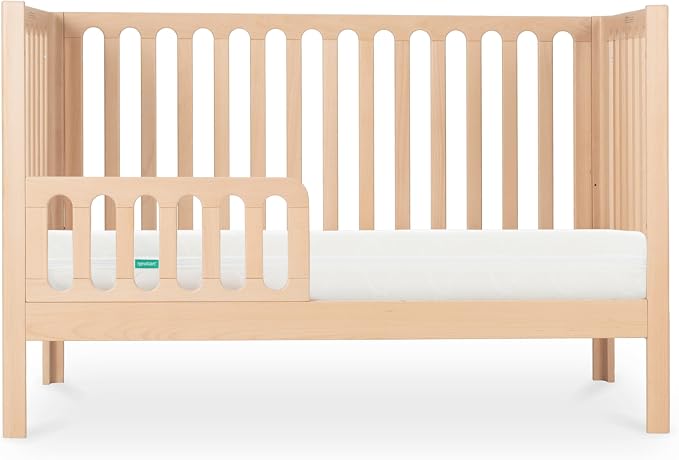 Newton Baby Galileo Standard Crib, Solid Beech Wood in Natural Color, 3-in-1 - Image 8
