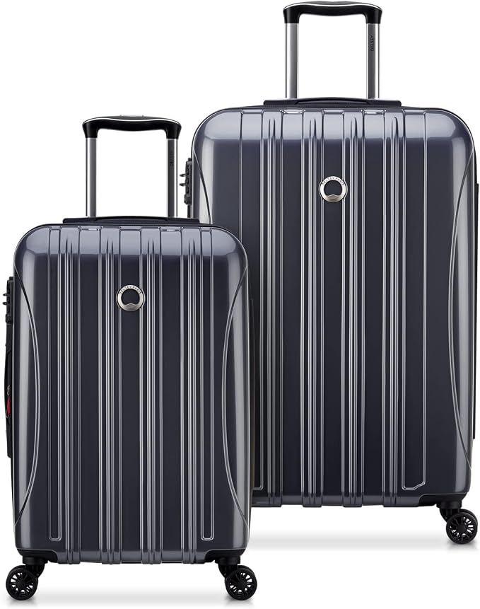 Delsey Luggage Aero 2 Piece Set Spinner Suitcase by DelseyParisLuggage