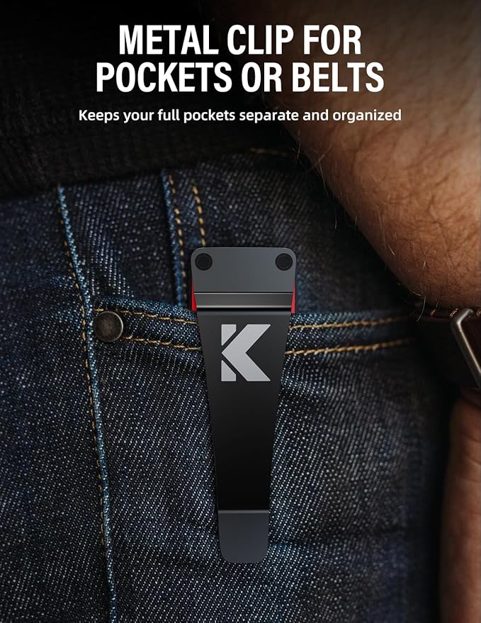 Key Organizer Key Holder Compact Key Case Minimalist Metal Key Chain Key Holder - Image 6