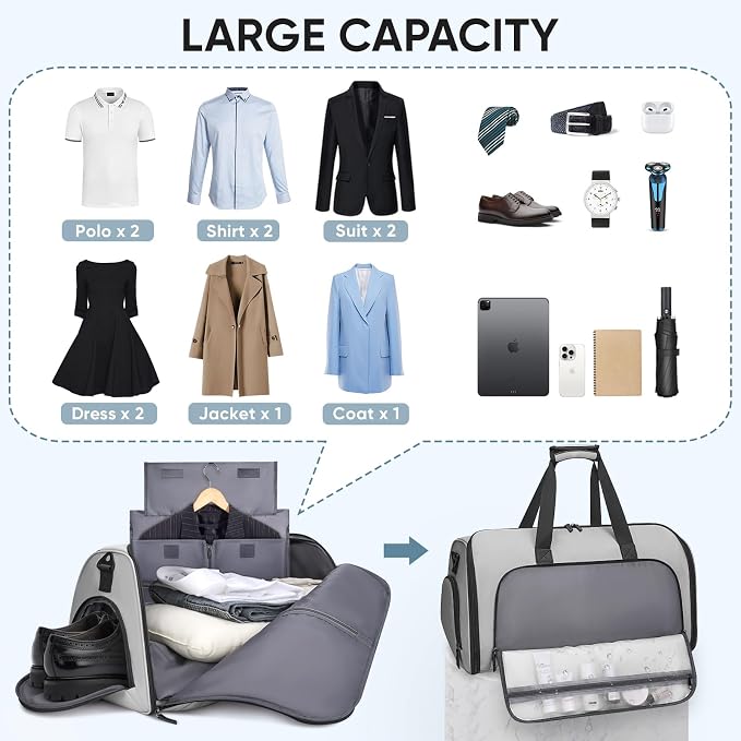 BALEINE Convertible Garment Bag - Image 5