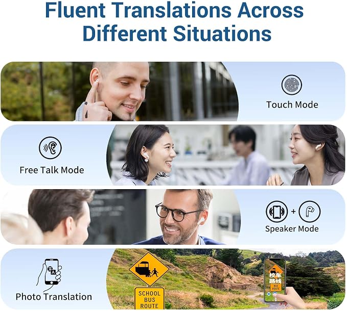 M3 Offline Translation Earbuds 74 Languages and Accents Lifetime-Free AI - Image 7
