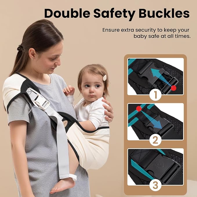 Baby Carrier Newborn to Toddler, Baby Sling Carrier, Toddler Carrier 25-60 lbs - Image 6