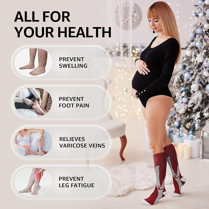 Kickticks 4 Pairs Compression Socks - Image 2