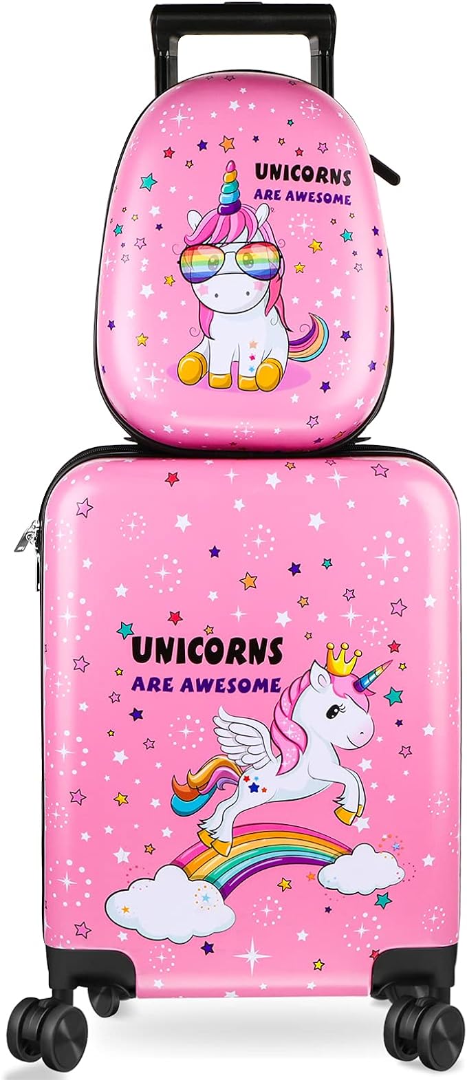 Weewooday Kids Luggage and Backpack 18 Suitcase by Weewooday