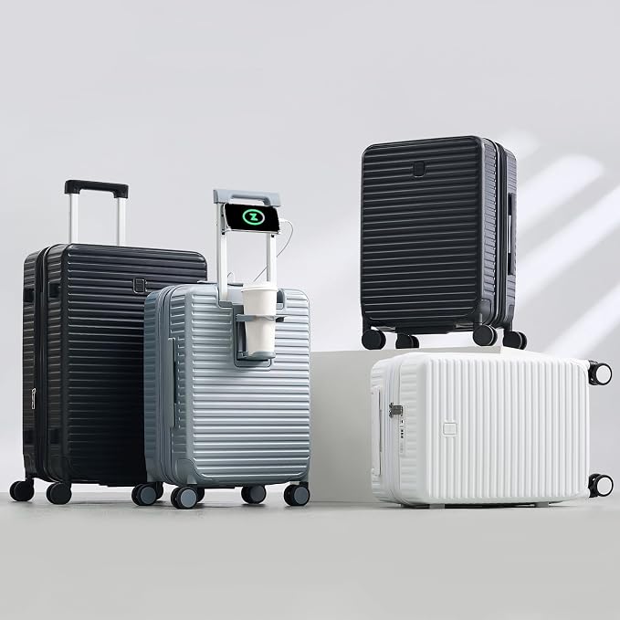 Hard Shell Suitcases Expandable Travel Luggage Sets 3 Piece, Carry on and Check - Image 11