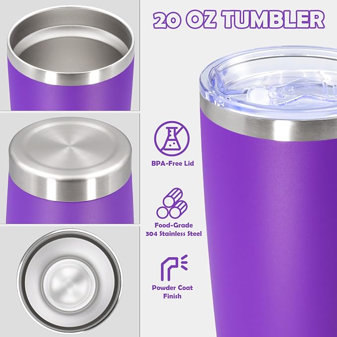 20oz Tumbler Bulk Stainless Steel Tumbler Cup - Image 3