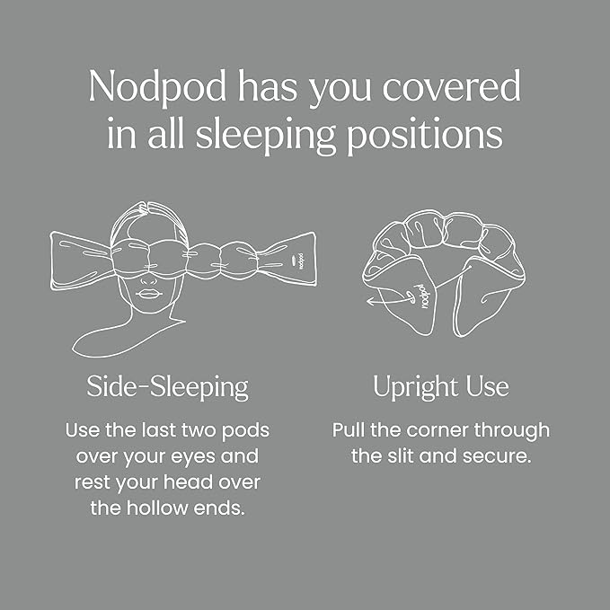 Nodpod Gentle Pressure Sleep Mask | Patented Light Blocking Design - Image 5