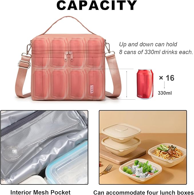 NOL Natural Organic Lifestyle Insulated Lunch Bags - Image 9