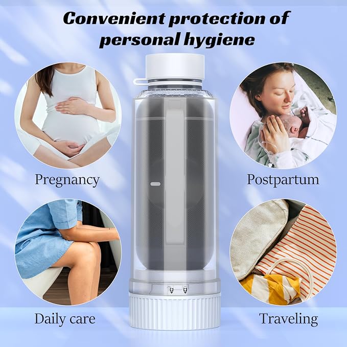 Portable Bidet for Travel, VITCOCO Rechargeable Electric Travel Bidet Sprayer - Image 6