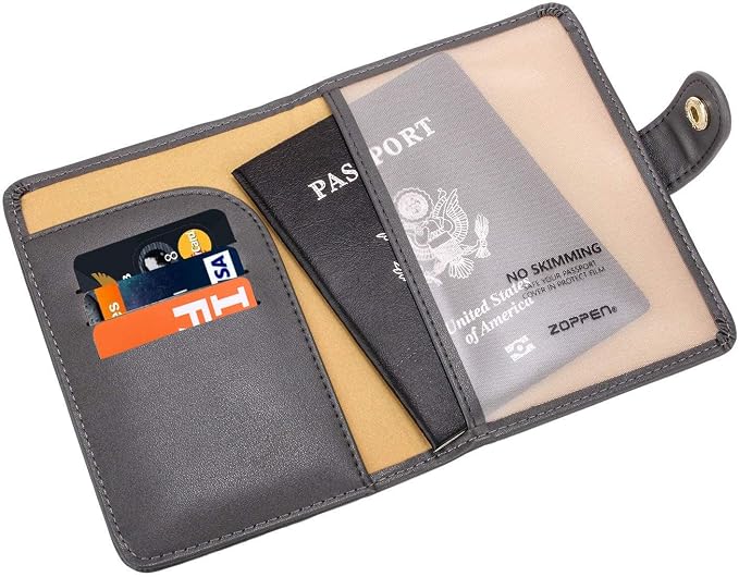 ZOPPEN Passport Holder Women, Passport Cover Travel Wallet Rfid Blocking - Image 3