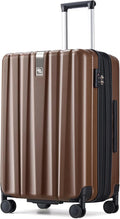 Hanke 24 Inch Expandable Checked Luggage Lightweight PC Hard Case Luggage by Hanke