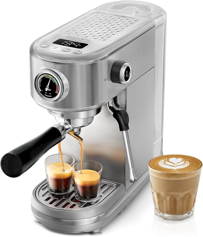 HIBREW H10B - 51mm Espresso Machine - Temperature & Cup Volume Adjustable at by HiBREWCoffee