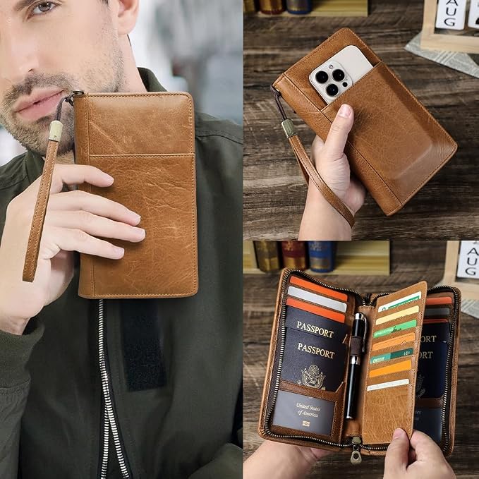 CONTACTS Travel Family Passport Holder - Image 2