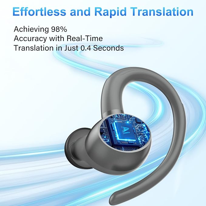 AI Translation Earbuds Real Time, 164 Language Translator Earbuds, 3-in-1 - Image 5
