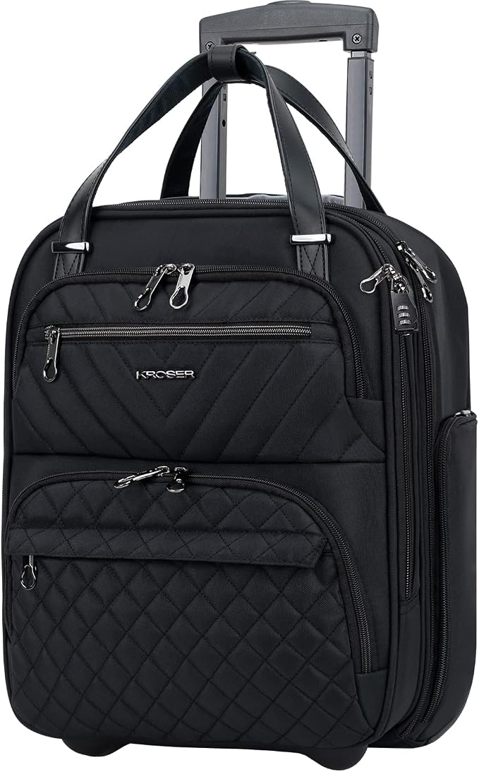 KROSER Carry On Underseat Multi-functional, 16-inch Underseater Lightweight by KROSER