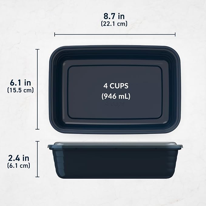 Bentgo 20-Piece Lightweight, Reusable BPA-Free 1-Compartment Containers - Image 7