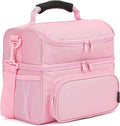 FlowFly Double Layer Cooler Insulated Lunch Bag Adult Lunch Box Large Tote Bag by FlowFly