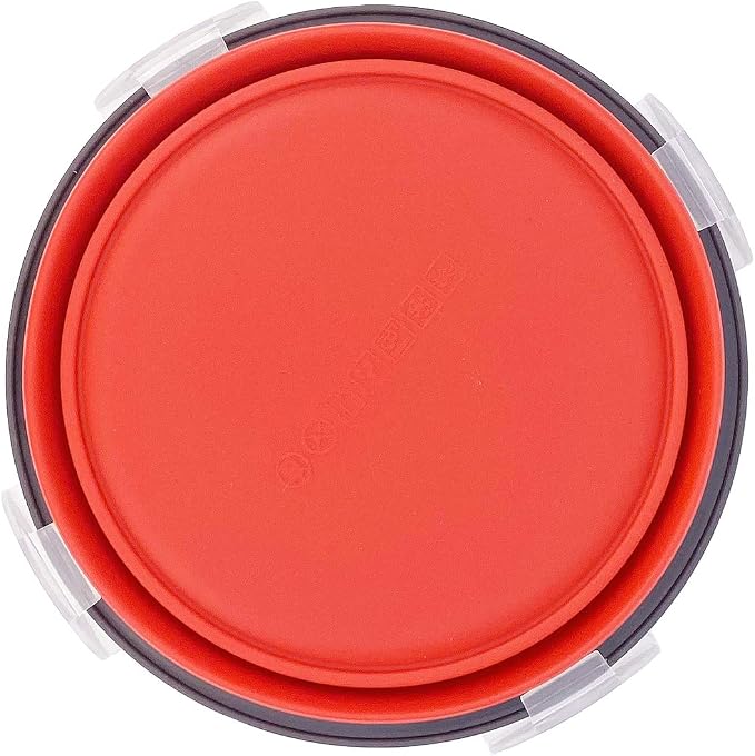 CARTINTS 1200ml Large Collapsible Meal Prep Containers, Reusable Silicone Food - Image 4