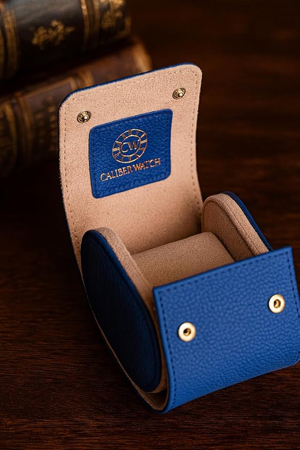 Genuine Napa Leather Watch Roll Travel Case - Image 2