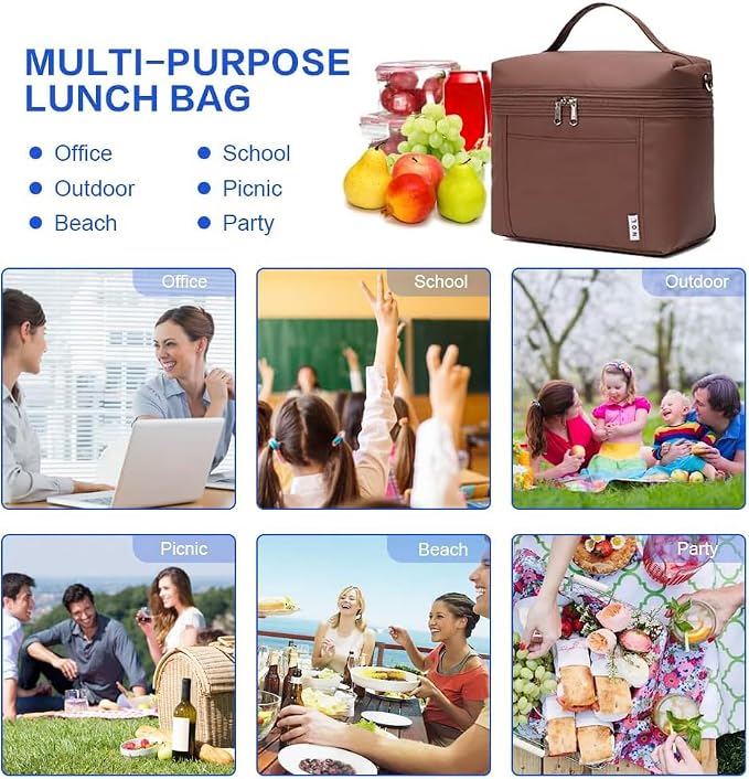 NOL Natural Organic Lifestyle Small Insulated Lunch Bags - Image 5