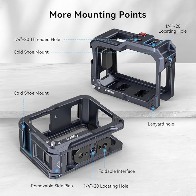 SMALLRIG Hero13 / Hero12 / Hero11 / Hero 10 / Hero 9 Black Cage - Image 2