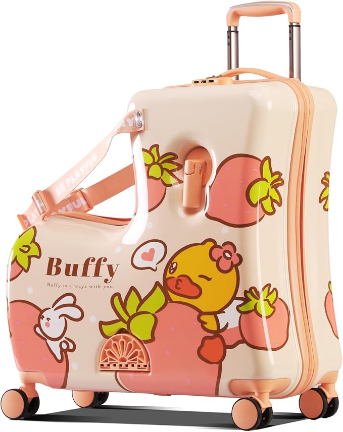 Kids' Lightweight Ride on Luggage by AOWEILA