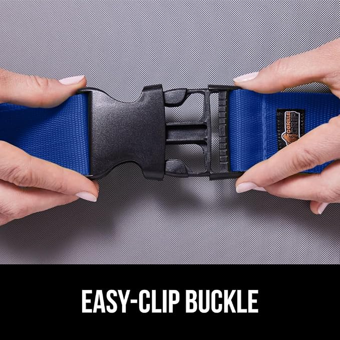 GORILLA GRIP Heavy Duty 4 Pack Adjustable Luggage Straps - Image 7
