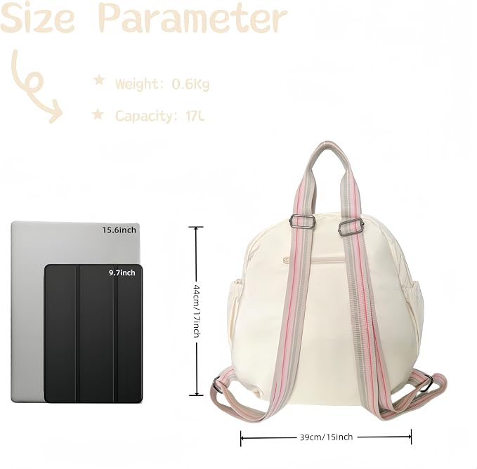 Lightweight Backpack with Laptop Compartment, Large Capacity Leisure Backpacks - Image 2