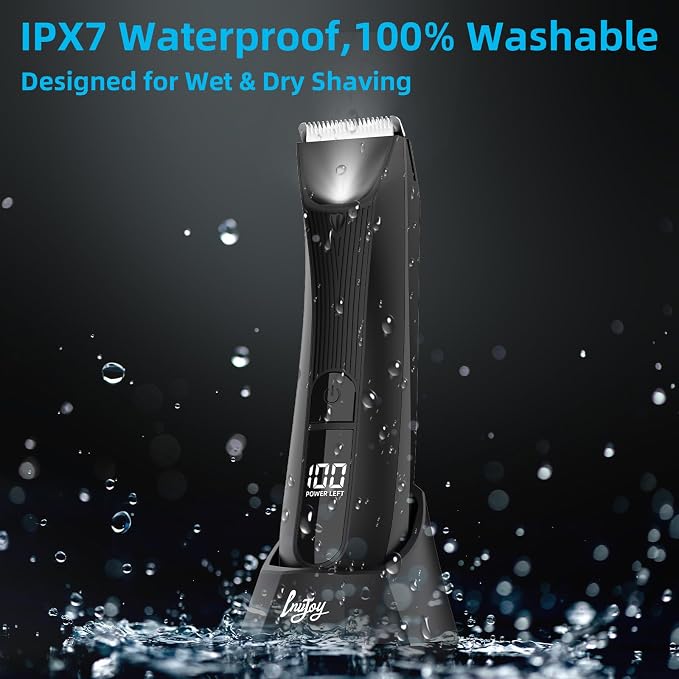 INVJOY Manscape Body Trimmer for Men, Waterproof Electric Razor/Shavers - Image 5