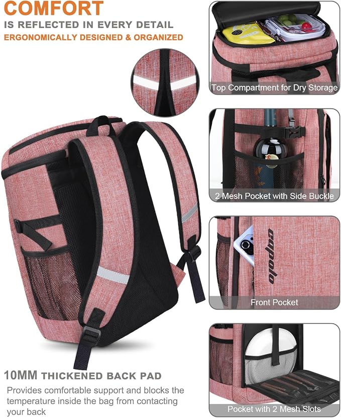 Capolo 36/45 Cans Cooler Backpack Insulated Waterproof - Image 4