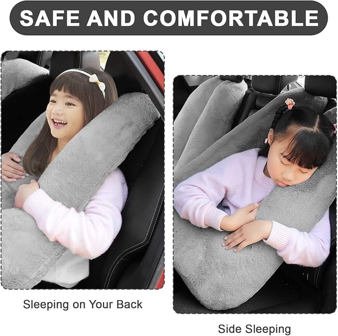 Car Pillow for Kids – Comfort Travel Pillow for Car – Soft Cotton Support - Image 4