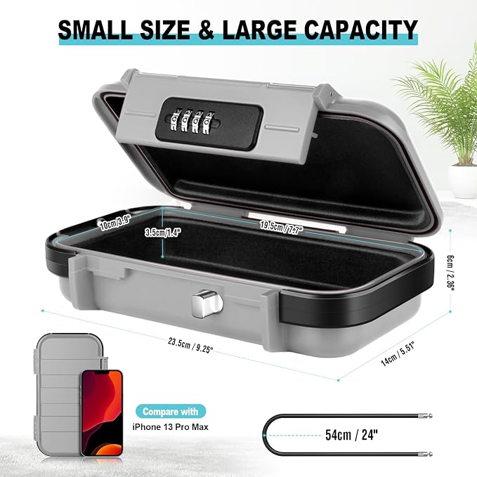 HUANLANG Portable Safe Lock Box - Image 4