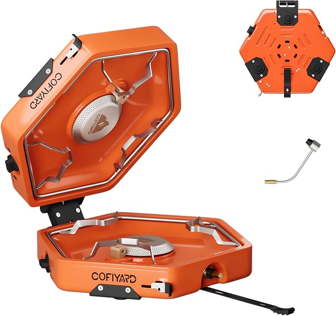 Propane 2 Burner Camping Stove by CofiyardOfficial