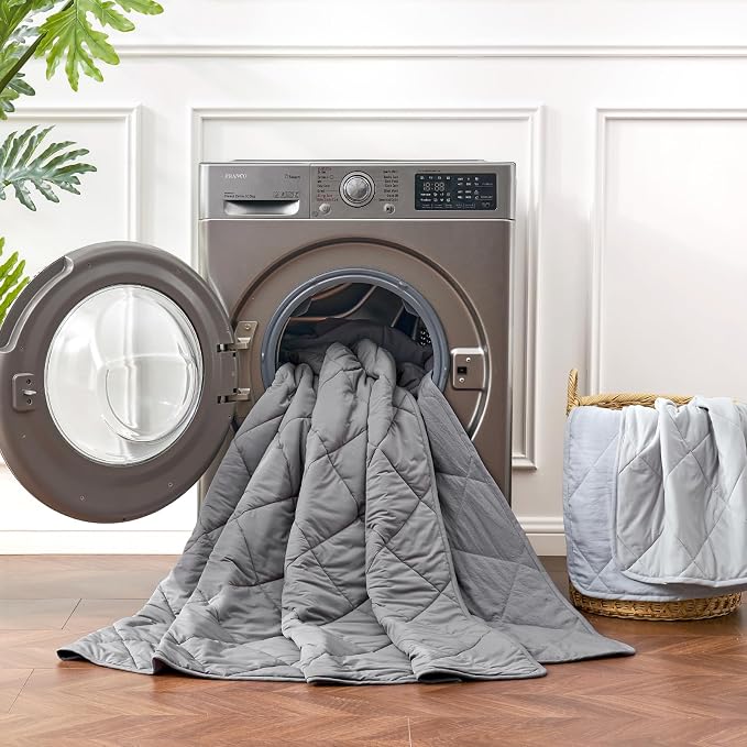 Cozy Bliss Cooling Blanket for Hot Sleepers, Q-Max 0.4 Cooling Comfort for - Image 8